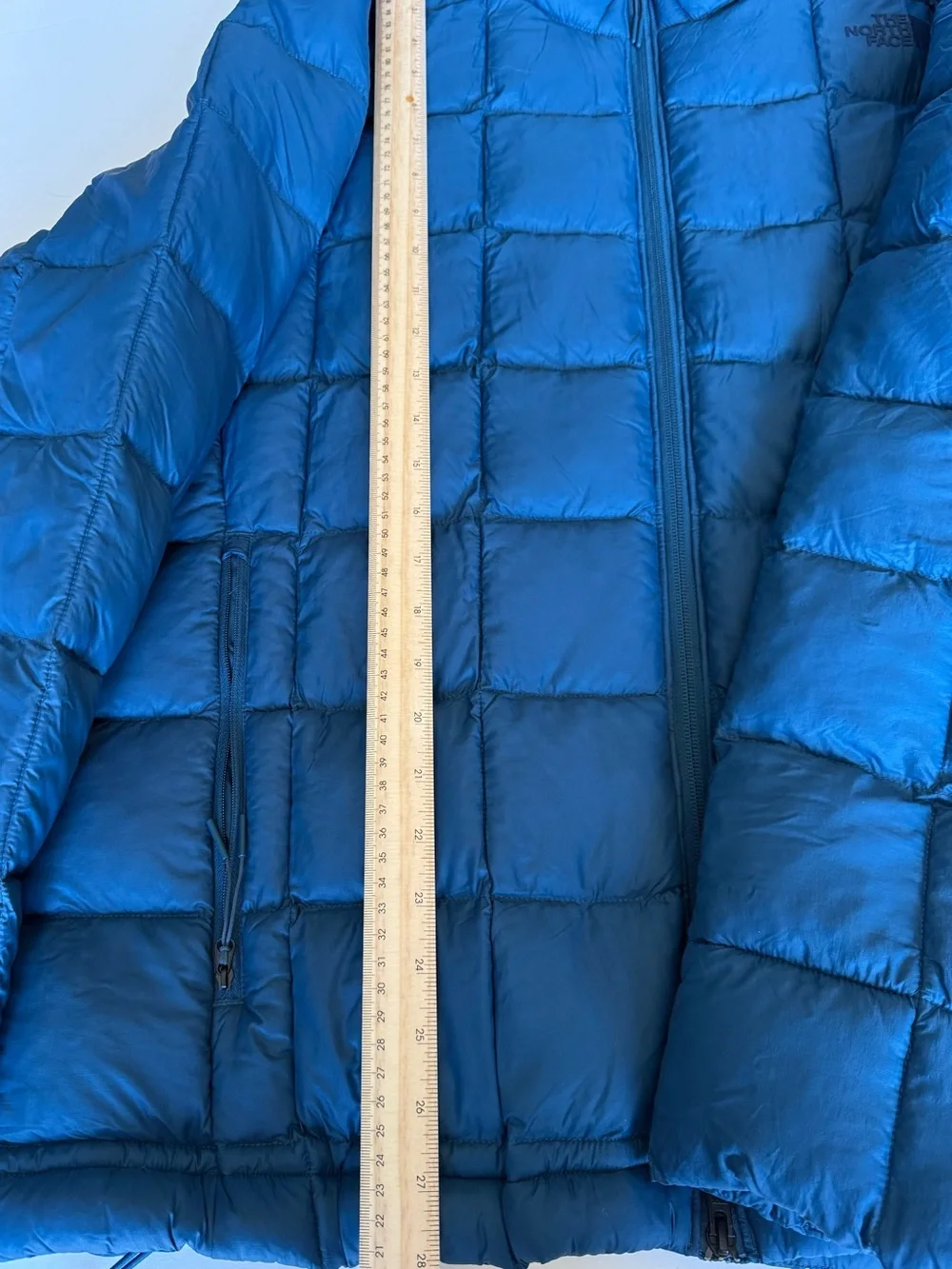 The North Face Men's XL ThermoBall Eco Puffer Jacket Blue Full Zip